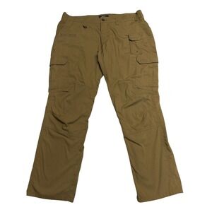 5.11 Tactical Cargo Pants Mens 40x32 Brown Good Ripstop Multi-Pocket Utility
